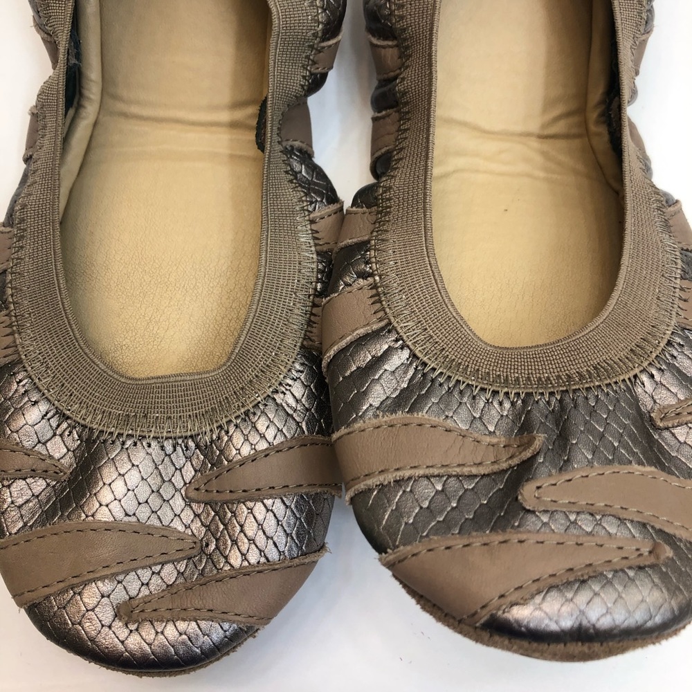 Mink Pewter Samara Patch Scaled Ballet Flat